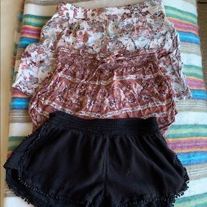 Fabric shorts